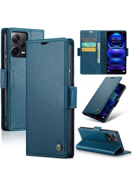 Xiaomi Redmi Not 12 Pro Artı Anti Dolandırıcılık Kickstand Cüzdan Için Caseme Durumda (Yurt Dışından)