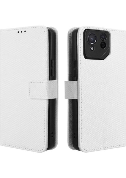 Asus Rog Telefon 8 Kart Tutucu Kapak Manyetik Cüzdan Kickstand Için Kılıf (Yurt Dışından)