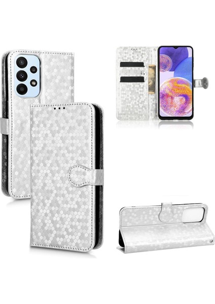 Samsung Galaxy A23 4g Deri Cüzdan Kapak Manyetik Toka (Yurt Dışından)