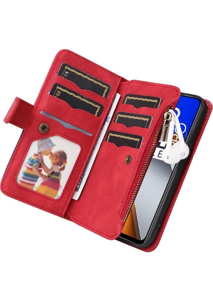 Kart Yuvası Standı ile Xiaomi Poco M4 Pro Kickstand Koruyucu Kılıf (Yurt Dışından)
