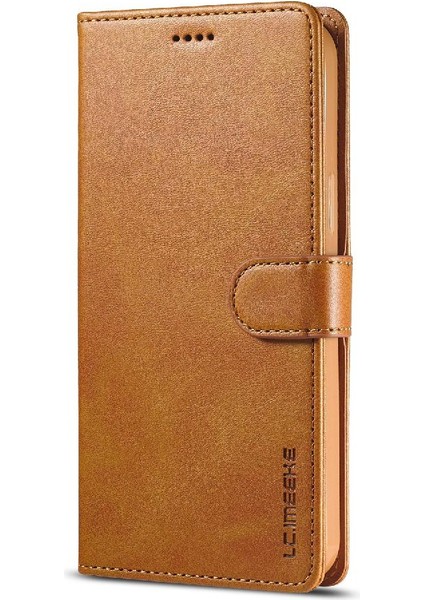 Iphone 12 Için Kılıf Pro Max Buzağı Doku Yatay Çevir Deri Kılıf ile (Yurt Dışından)