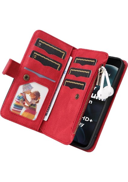 Motorola Moto G14 4g Dokuz Kart Yuvaları Kickstand Koruyucu Fermuar (Yurt Dışından) indirimleri