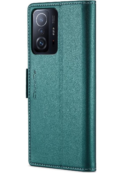 Xiaomi 11T/11T Pro Kickstand Cüzdan Durumda Kart Yuvası Durumda (Yurt Dışından)