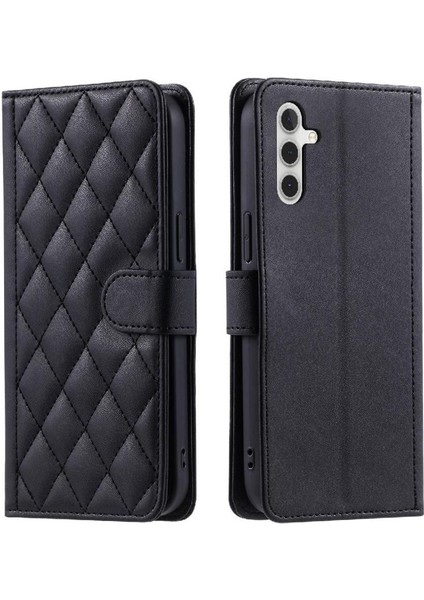 Samsung Galaxy A35 5g Kafes Kart Yuvaları Tutucu Manyetik Telefon Kılıfı (Yurt Dışından)