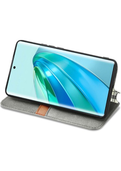 Huawei Onur X9A Moda Tasarımı Zarif Iş Deri Kılıf (Yurt Dışından)