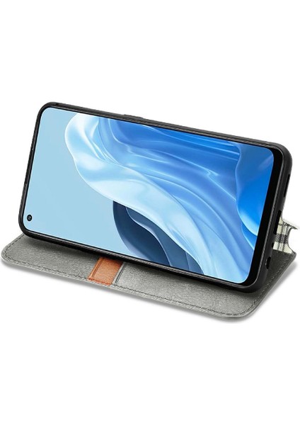 Oppo Oppo 7 5g Cüzdan Fonksiyonu Için Kılıf Deri Kılıf Zarif Iş (Yurt Dışından)