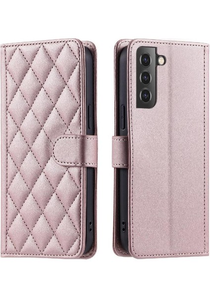 Samsung Galaxy S21 Manyetik El Kayışı Kart Yuvaları Tutucu Için Telefon Kılıfı (Yurt Dışından)