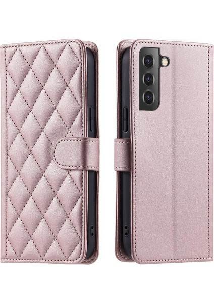 Samsung Galaxy S21 Manyetik El Kayışı Kart Yuvaları Tutucu Için Telefon Kılıfı (Yurt Dışından)