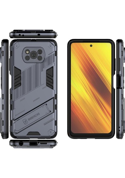 Xiaomi Poco X3 Nfc Koruyucu Kapak Için Kılıf Kickstand Sağlam Askeri (Yurt Dışından) fiyatları