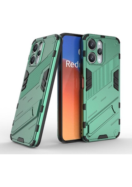 Xiaomi Redmi Için 12 4g Sağlam Askeri Kickstand Koruyucu Kapak (Yurt Dışından)