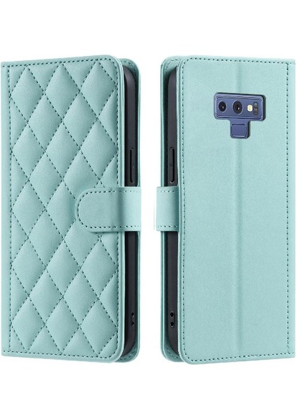 Samsung Galaxy Not 9 Için Telefon Kılıfı El Kayışı Manyetik Flip Folio Kart (Yurt Dışından)
