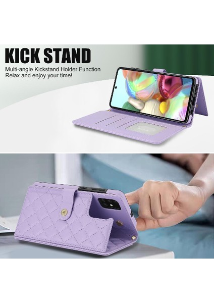 Samsung Galaxy A52S 5g Deri Cüzdan Kılıf Premium Koruma 5 (Yurt Dışından)