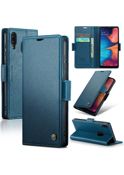 Samsung Galaxy A40 Kart Yuvası Darbeye Dayanıklı Durumda Cüzdan Durumda (Yurt Dışından)