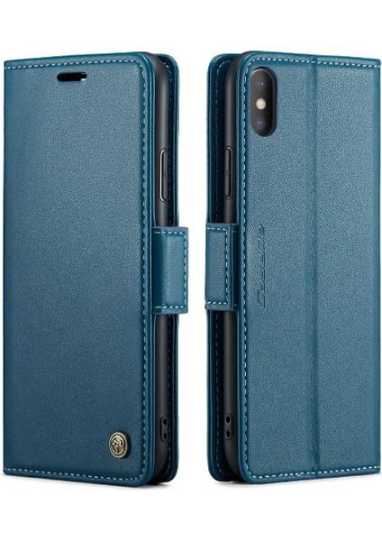 IPhone Xs Max Cüzdan Durumda Anti Dolandırıcılık Kart Yuvası Kickstand (Yurt Dışından)