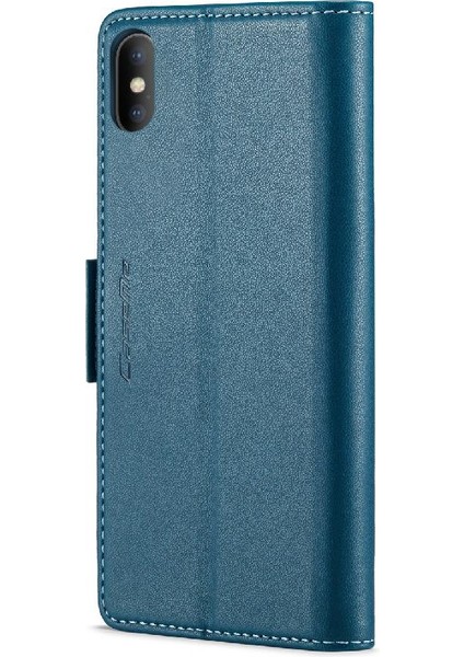 IPhone Xs Max Cüzdan Durumda Anti Dolandırıcılık Kart Yuvası Kickstand (Yurt Dışından)