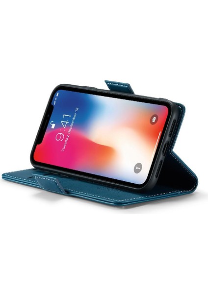 IPhone Xs Max Cüzdan Durumda Anti Dolandırıcılık Kart Yuvası Kickstand (Yurt Dışından)