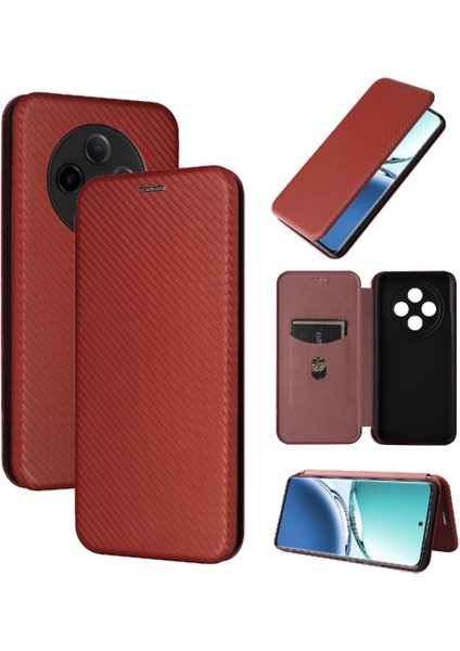 Oppo A3 Pro Tam Koruma Kartı Ekleme Manyetik Karbon Için Kılıf (Yurt Dışından)
