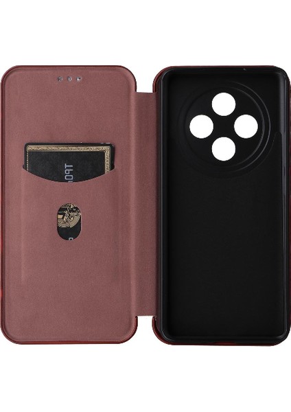 Oppo A3 Pro Tam Koruma Kartı Ekleme Manyetik Karbon Için Kılıf (Yurt Dışından)