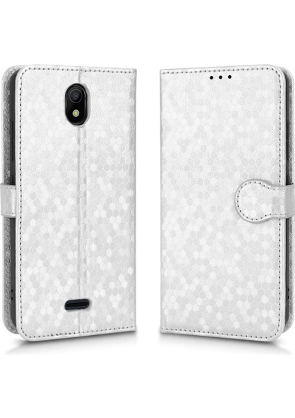 Nokia C100 Için Geometrik Desen Deri Cüzdan Kapak Manyetik Toka (Yurt Dışından) indirimleri