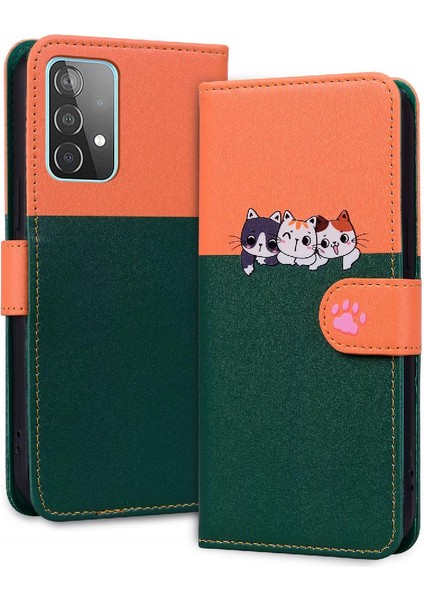 Samsung Galaxy Case 5g Için Kılıf Cüzdan Kılıf Kapak Çevirin Darbeye (Yurt Dışından)