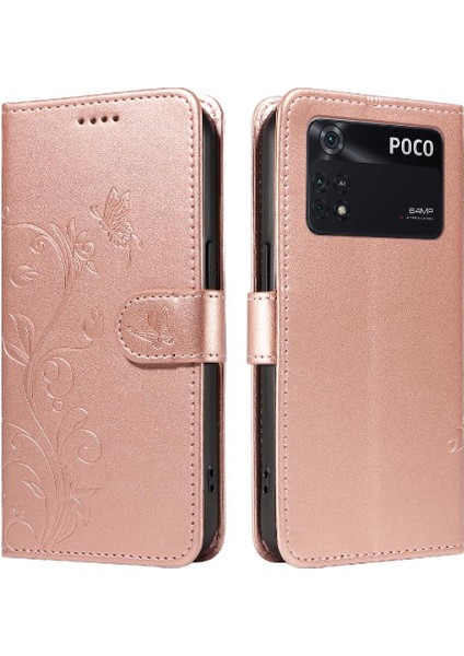 Xiaomi Poco M4 Pro 4g Kabartmalı Kelebek El Kayışı ve (Yurt Dışından)