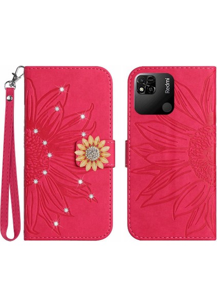 Xiaomi Redmi 10A Telefon Kılıfı Için Kılıf Darbeye Tpu Kabuk Kart Tutucu Pu (Yurt Dışından)