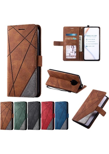 Xiaomi Poco F2 Pro Darbeye Manyetik Cüzdan Flip Folio Pu Kart (Yurt Dışından)