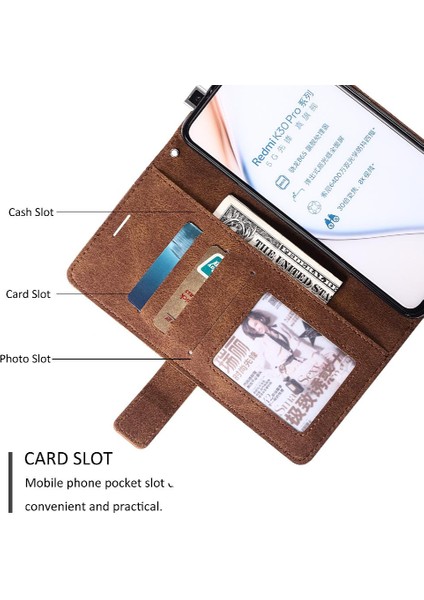 Xiaomi Poco F2 Pro Darbeye Manyetik Cüzdan Flip Folio Pu Kart (Yurt Dışından) modelleri