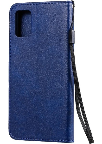 Samsung Galaxy A51 4g Için Flip Case Yüksek Kalite Deri Klasik Katı (Yurt Dışından)