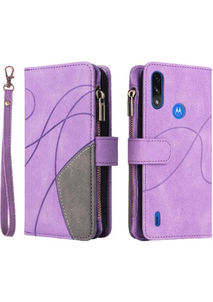 Motorola Moto E7 Güç Kart Yuvası Standı Kickstand Koruyucu (Yurt Dışından)