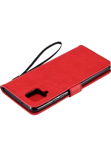 Samsung Galaxy Flip 5g Klasik Düz Renk Iş Cüzdan Için Flip Case (Yurt Dışından)