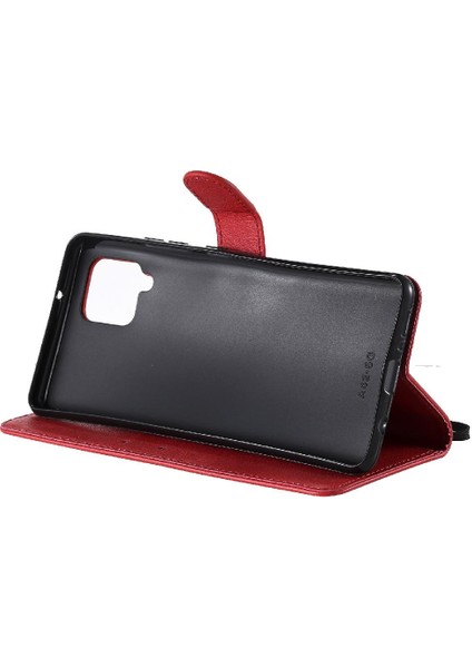 Samsung Galaxy Flip 5g Klasik Düz Renk Iş Cüzdan Için Flip Case (Yurt Dışından)