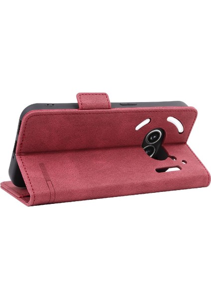 Nothing Telefon 2A Manyetik Karbon Fiber Deri Folio Flip Case (Yurt Dışından) modelleri