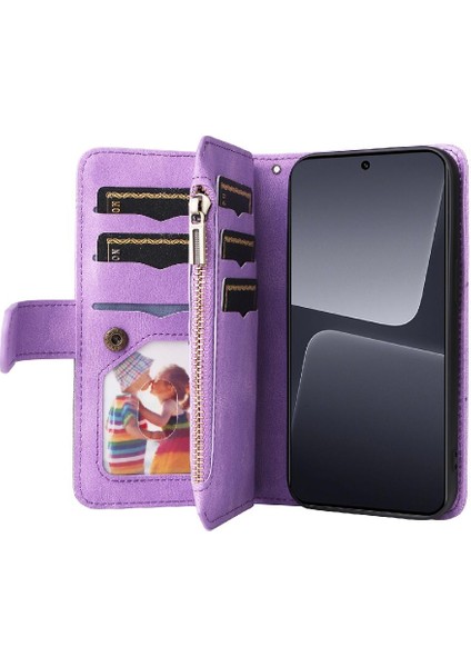 Kart Yuvası Standı Dokuz ile Xiaomi 13 Pro Fermuar Cüzdan Tarzı (Yurt Dışından) fırsatları