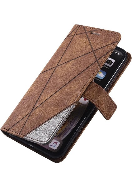 IPhone Xs Max Pu Deri Kart Tutucu Kickstand Manyetik Cüzdan (Yurt Dışından)