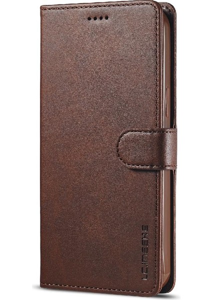 Tutucu ile iphone 14 Için Kılıf Buzağı Doku Yatay Çevir Deri Kılıf (Yurt Dışından)