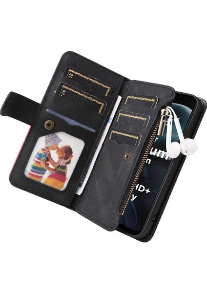 Motorola Moto G14 4g Dokuz Kart Yuvaları Kickstand Koruyucu Fermuar (Yurt Dışından) fırsatları