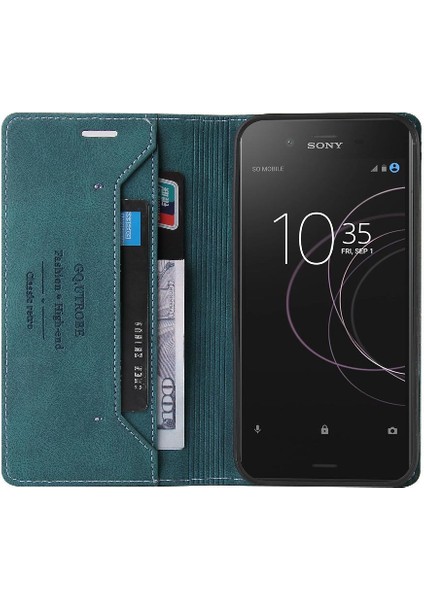 Sony Xperia Xperia Kickstand Iki Kart Yuvaları Premium Deri Için Kılıf (Yurt Dışından) indirimleri