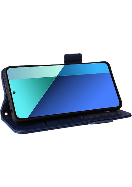 Xiaomi Redmi Için Not 13 4g Manyetik Yan Toka Kart Yuvaları Tutucu Pu (Yurt Dışından)