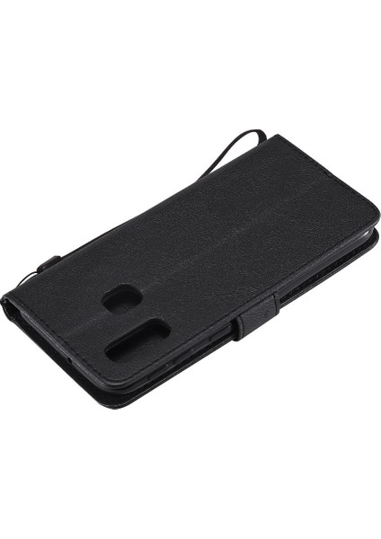 Kart Yuvası Klasik Düz Renk Yüksek ile Samsung Galaxy A40 Için Flip Case (Yurt Dışından) indirimleri