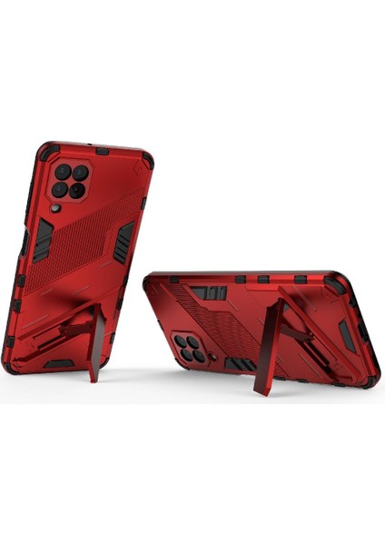 Samsung Galaxy A22 4g Kickstand Koruyucu Kapak Sağlam Askeri Için Kılıf (Yurt Dışından)