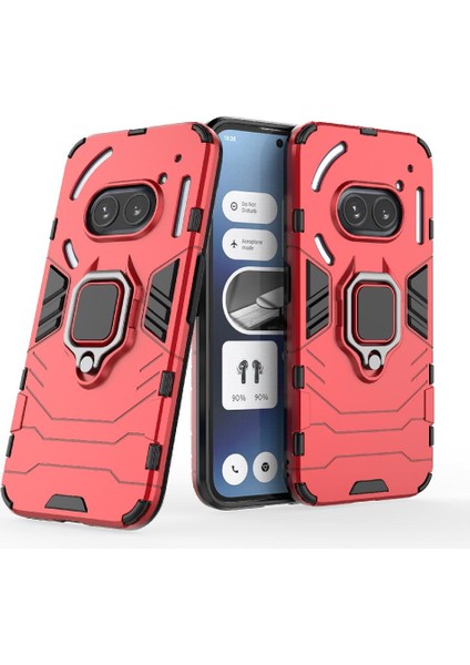 Nothing Telefon 2A 360 &deg; Dönen Halka Darbeye Kapak Askeri Damla (Yurt Dışından)