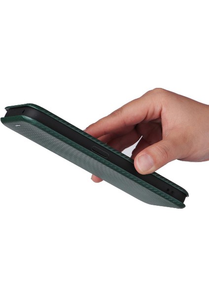 Nothing Telefon 2A Manyetik Karbon Fiber Deri Folio Flip Case (Yurt Dışından) fırsatları