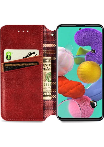 Samsung Galaxy A71 4g Cüzdan Fonksiyonu Zarif Iş Deri (Yurt Dışından)