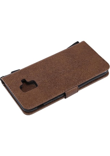 Samsung Galaxy A6 Için Flip Case 2018 Yüksek Kaliteli Deri Iş Cüzdan (Yurt Dışından)