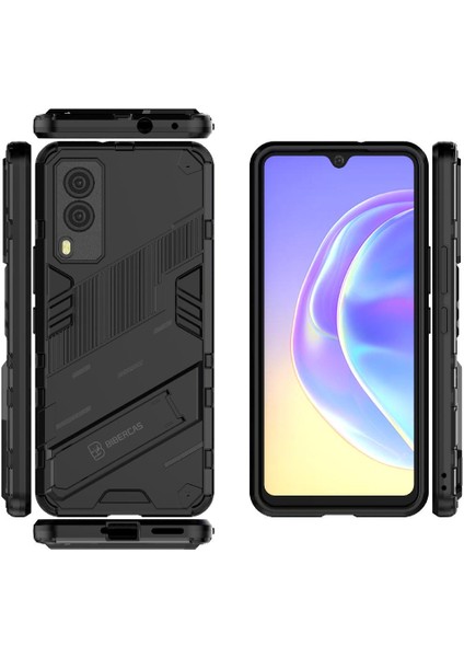Vivo V21E 5g Kickstand Koruyucu Kapak Sağlam Askeri Için Kılıf (Yurt Dışından) fırsatları