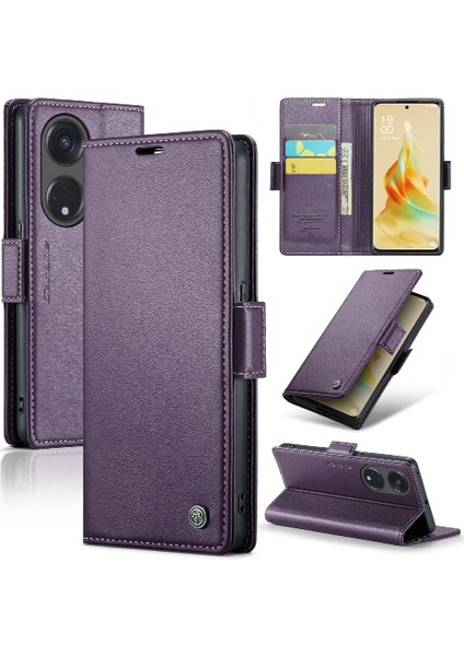 Oppo Caseme 8t 5g Kickstand Anti Dolandırıcılık Kart Yuvası Darbeye Dayanıklı (Yurt Dışından)