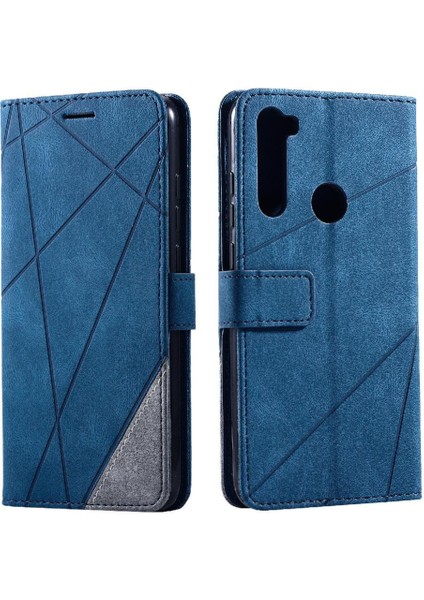 Xiaomi Redmi Not 8t Için Kılıf Cüzdan Çevir Folyo Kart Tutucu Kickstand Pu (Yurt Dışından)
