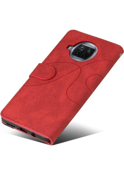 Xiaomi 10T Lite Için Kılıf Pu ile Iki Renkli Dikiş Kickstand Koruyucu (Yurt Dışından) indirimleri