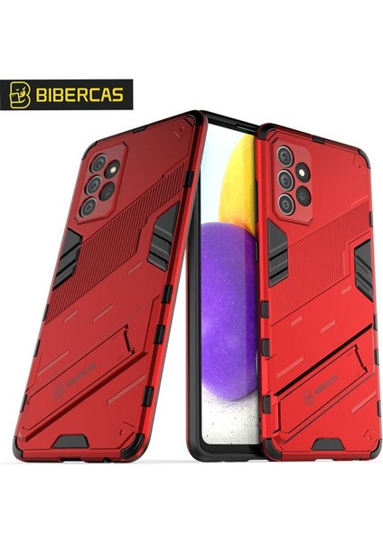 Samsung Galaxy A72 5g Sağlam Askeri Koruyucu Kapak Kickstand (Yurt Dışından)